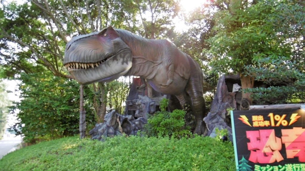 ハウステンボスのダックツアーで恐竜の森へ