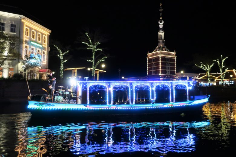 ハウステンボス旅行記 光と音楽の運河パレード