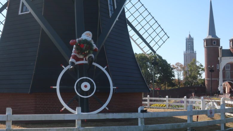 ハウステンボス クリスマス 風車